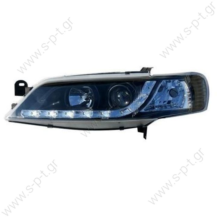 Vectra B 99-02 Daylight Φανάρια Black OPEL VECTRA B 01.1999-03.2002