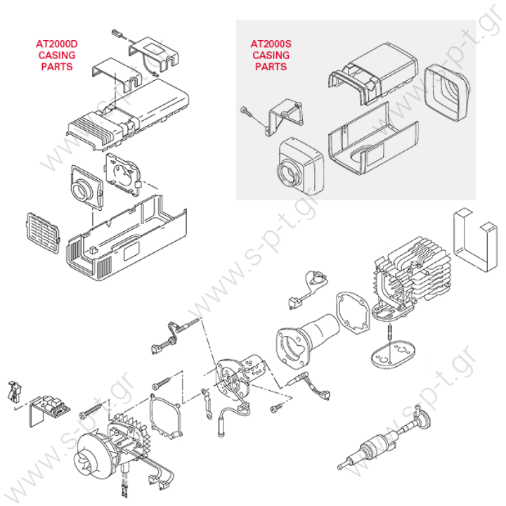 ΚΑΥΣΤΗΡΑΣ WEBASTO AIRTOP 2000 ST 24V    Webasto / Webasto Spare Parts / Air Heaters / Air Top 2000/2000S