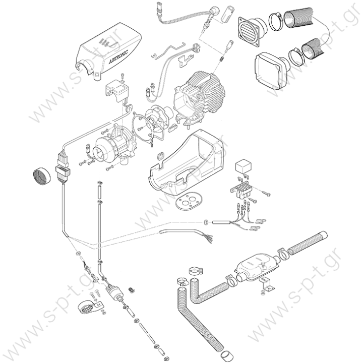 EBERSPACHER D4 AIRTRONICEberspacher Heater Parts