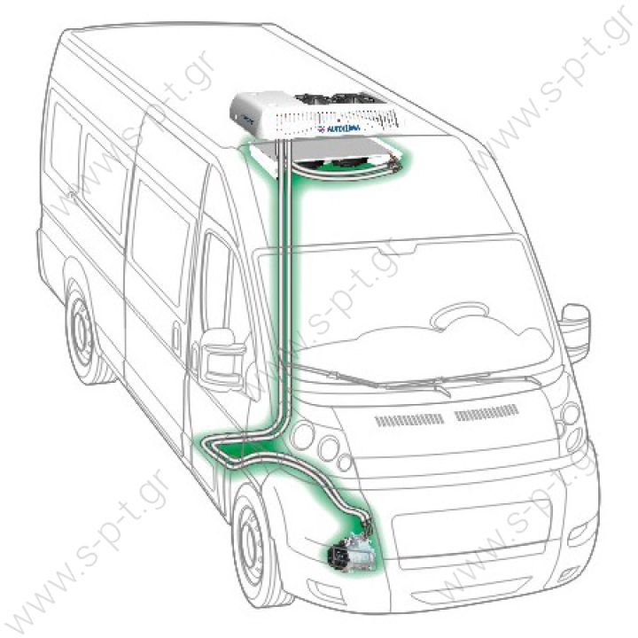 FROSTY RTR FROSTY RTR 461 12V-230V Cod.90902016 Refrigerating units suitable for cooling small, medium and large insulated and isothermal light vehicles (max. 25 m3) at both positive and negative temperatures. 