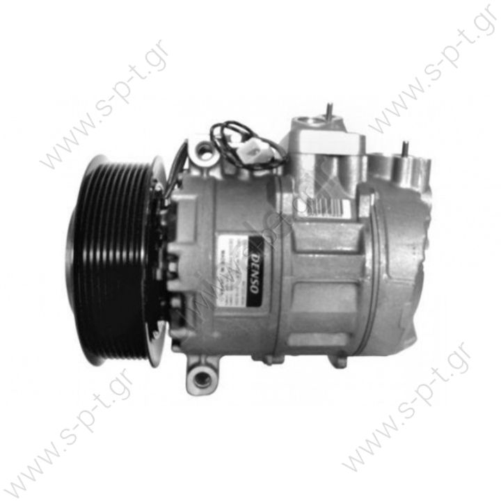 5412300711  68195 (67195) COMPRESSOR NEW MERCEDES TRUCK ACTROS B 68195 (67195) COMPRESSOR NEW MERCEDES TRUCK ACTROS COMPRESSOR, MERCEDES ACTROS, N-DENSO 7SBU16C 24V 134MM 11PV OE: A0002343111 