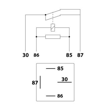 ΡΕΛΕ 24V 35A BOSCH 0 332 002 270 (0332002270) Relay, main current; Relay   Electric component Relay 24V/35A  Cross numbers	DAF 1315614 DAF 1457437 HELLA 4RA933321021 RENAULT 5010197429 - 