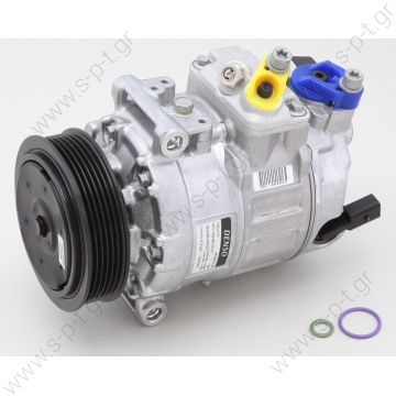 40420044 ΣΥΜΠΙΕΣΤΗΣ VW GOLF 5, AUDI A3    Audi  A3 II Serie 1.6 - 2.0 fsi   1K0820803G , 1K0820803Q , 1K0820803S , 1K0820803SX , 1K0820859F , 1K0820859Q , 1K0820803QX    COMPRESSOR, SANDEN PXE16 VW GOLF, JETTA, 01/03-12/13 4 CYL & V6 110mm 6PV NCSU  - 