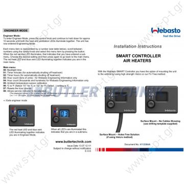 4112330A  WEBASTO ΨΗΦΙΑΚΟΣ ΕΡΜΟΣΤΑΤΗΣ  | 4112330A WEBASTO HEATER SMART CONTROLLER | 4112330A - 