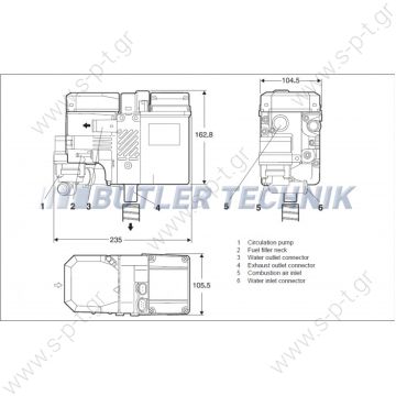 9003170C  WEBASTO THERMO TOP E ΚΟΜΠΛΕ ΚΑΥΣΤΗΡΑΣ 12V | 9003170C - 