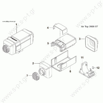 9034319A    AT200024V  WEBASTO AIR TOP 2000ST 24V  ΣΕΤ ΚΑΥΣΤΗΡΑΣ ΚΟΜΠΛΕ   Καυστήρας Webasto Airtop 2000 ST 24V   WEBASTO AIRTOP 2000ST  - 