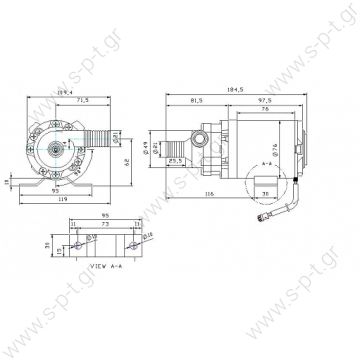 458392  WEBASTO U4810   ΚΥΚΛΟΦΟΡΗΤΗΣ ΝΕΡΟΥ   Webasto Water Pump 24v U4810 | 458392 - 