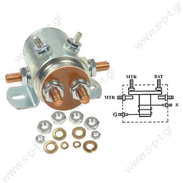 16029 CARGO  Solenoid PRESTOLITE 24V 100A/600A 5s 6T # - 