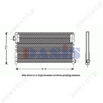 ΚΟΝΤΕΝΣΕΡ   VOLVO FH12-FH16 1998-2001 0811.3014  Serie FH12 - FH16 "Flange" Year: 09 93->12 02 Condenser Art. No. 2.76053    OE: 185907 - 3962651 BEHR HELLA SERVICE 8FC 351 300-271 (8FC351300271) Condenser, air conditioning    - 