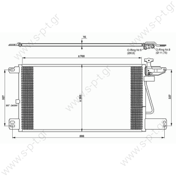 8FC351307721   BEHR-HELLA ΨΥΓΕΙΟ A/C   1.23301 DT Συμπυκνωτής, σύστ. κλιματισμού   Condenser Art. No. 1.23301   30311559    SCANIA 1 752 264 (1752264),  DT 1.23301 (123301), Condenser, air conditioning  Condenser, air conditioner for Scania P,G,R,T  - 