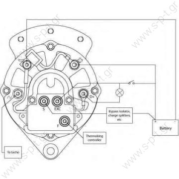 44-8904  ΔΥΝΑΜΟ ΨΥΚΤΙΚΟΥ ΜΗΧΑΝΗΜΑΤΟΣ  THERMO KING 110-399    ΔΥΝΑΜΟ   12 V   37 A    PRESTOLITE ELECTRIC 8MR2175F, Alternator Carrier Transicold Thermo King    PRESTOLITE	110699, 8EK2009FB, 8EK2009FC, 8MR2175F - 