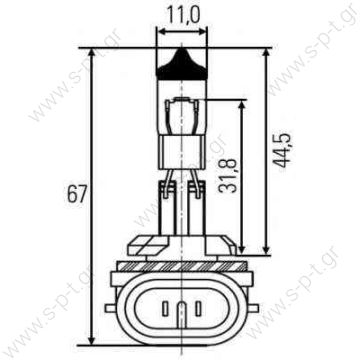 ΛΑΜΠΕΣ Η27W 89901301  Bulb, fog light; Bulb; Bulb, fog light - 