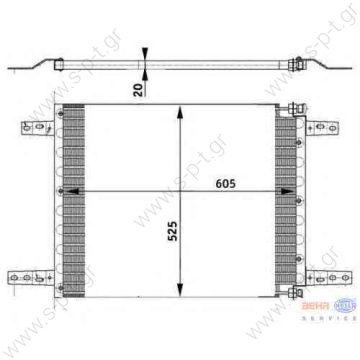 1335417,  SCANIA   ΚΟΝΤΕΣΕΡ    A/C    SCANIA 143     8FC351302031  BEHR-HELLA  ΨΥΓΕΙΟ A/C    0822.2001/1335417 Condenser Art. No. 1.22305 Vehicle brand	Model, Engine, Gearbox, Axle, Cabin Scania 2-/3-Series	CG, CP, CR, CT - 