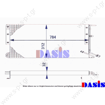 8FC351300101, BEHR-HELLA BEHR-HELLA ΨΥΓΕΙΟ A/C    ΚΟΝΤΕΝΣΕΡ  ΣΥΜΠΥΚΝΩΤΗΣ  645 500 00 54 (A6455000054) MERCEDES Condenser, air conditioning  HELLA 8FC 351 300-101 (8FC351300101), Condenser, air conditioning MERCEDES NG	1973-1996 SK	1987-1996  - 