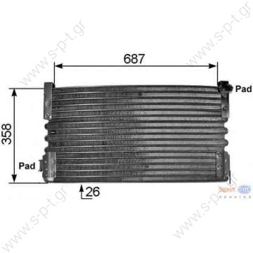 8157100   ΨΥΓΕΙΑ A/C VOLVO  F12  F16    ΚΟΝΤΕΣΣΕΡ     VOLVO Condenser, air conditioning  VOLVO F12 0811.2012/8157100  Κωδικός: 35063 ΨΥΓΕΙΟ A/C F12-400 F16 8157100     CONDENSER, VOLVO TRUCK F10,F12,FL10 1998 T/FIN  - 