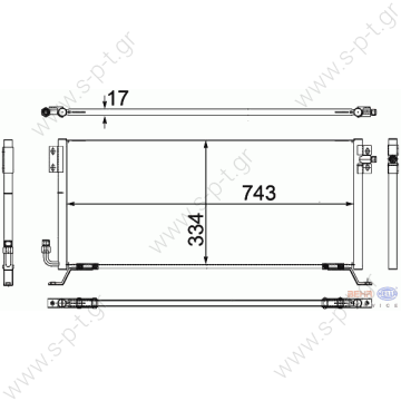 8144689  VOLVO FH ΚΟΝΤΕΝΣΕΡ ΣΥΜΠΥΚΝΩΤΗΣ VOLVO FH12-FH16      Condenser, air conditioning   0811.2005/8144689 VOLVO FH 12	1993-... FH 16	1993-... - 