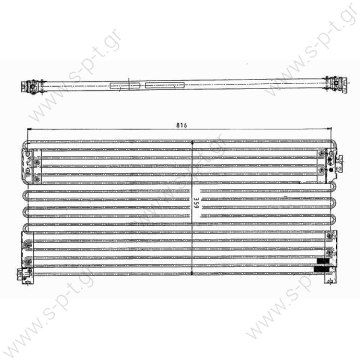 3962652 VOLVO  ΚΟΝΤΕΝΣΕΡ  ΣΥΜΠYΚΝΩΤΗΣ AC VOLVO FH 12  VOLVO FH  8FC 351 300-281 (8FC351300281), Condenser, air conditioning     0811.3015/3962652 VOLVO FH 12	1993-... FH 16	1993-... FM 10	1998-2001 FM 12	1998-2005 FM 7	1998-2001 FM 9	2001-2005 - 