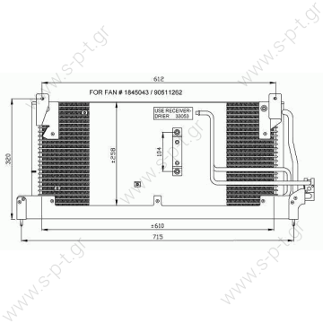 30311193    1618015  ΨΥΓΕΙΑ A/C OPEL   Opel Combo  OP30311193    1618015  ΨΥΓΕΙΑ A/C OPEL   0807.2002    ΨΥΓΕΙΑ A/C OPEL     EL COMBO	1994-2001 CORSA B	1993-2000 CORSA B Box	1999-2000      600 X 245 X 20             - 