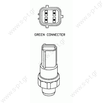 60656027  ΠΡΕΣΟΣΤΑΤΙΚΗ ΒΑΛΒΙΔΑ A/C FIAT LANCIA, ΘΗΛΥΚΗ, 4ΦΙΣ     Pressure switches > Cars > Fiat  42554631 / 7788280 - 