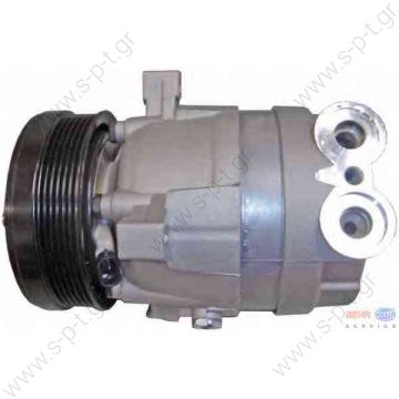 TSP0155009  DELPHI ΚΟΜΠΡΕΣΕΡ A/C  OPEL VECTRA A (1.6, 1.8) / CALIBRA A (2.0, 2.5) / ASTRA F (1.4, 1.6, 1.7, 1.8, 2.0)  TSP0155013  : 1135349 1131909 1135312 1135019 ,ΤΥΠΟΣ : V5,  6 Λ 12 V.   1854008 1854031 1854034 1854039. HARRISON V5 OPEL 920.10909 - 