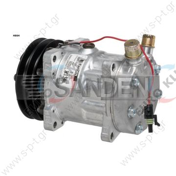 40405010    ΚΟΜΠΡΕΣΕΡ  SANDEN SD5H14-6627 ΣΥΜΠΙΕΣΤΗΣ    SD 5H14 OR Vertical 24V 5"1/4 Ø132mm 2G A OE: 240101240 - 6627 - H13002202  Other Applications ApplicationYear SD 5H14 OR Vertical 24V 5"1/4 Ø132mm 2G A F12- F16 - 