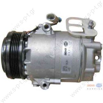 40420046  ΣΥΜΠΙΕΣΤΗΣ OPEL ASTRA G, CORSA C, MERIVA I, ZAFIRA I   Compressor A / C Harrison CVC; 110 mm; PV5; 12V; V45 °; 150cc; Opel Corsa   OPEL Corsa   "C" 1.0 Year: 09 00-> - 