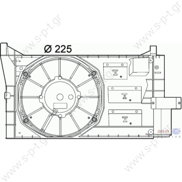 DER09050,  DENSO ΒΕΝΤΙΛΑΤΕΡ    46519308,   ΒΕΝΤΙΛΑΤΕΡ ΨΥΓΕΙΟΥ   FIAT   Fan, radiator   30315227 Condenser motor fan > Cars > FIAT SEICENTO	1998-... SEICENTO Van	1998-... Advertisement - 