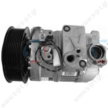 5412300711  68195 (67195) COMPRESSOR NEW MERCEDES TRUCK ACTROS B 68195 (67195) COMPRESSOR NEW MERCEDES TRUCK ACTROS COMPRESSOR, MERCEDES ACTROS, N-DENSO 7SBU16C 24V 134MM 11PV OE: A0002343111  - 