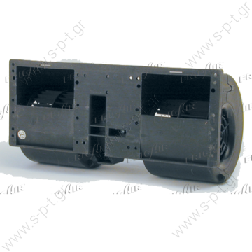 006-B40-22  SPAL  ΜΟΤΕΡ ΣΑΛΛΙΓΚΑΡΟΣ ΔΙΠΛΟΣ Evaporator blower  l Twin Blower 24v 006-B40-22  Spal Twin Blower 24v 1050m³/h Airflow High performance double blower for vehicle HVAC (Heating, Ventilation, Air Conditioning) systems.   Voltage: 24v  Speed: 3 - 