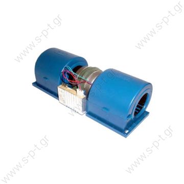 HISPACOLD 5300068   ΜΟΤΕΡ  ΔΙΠΛΟ ΚΟΜΠΛΕ ΜΕ ΠΛΑΚΕΤΑ [ ΜΠΛΕ ] Hispacold double blower with controller   Twin Blower 24v  Double axial motor fan Hispacold OE: 5010531145 - 5300068 - 593111 HISP5300068    Double blower Hispacold Hispacold Double Blower W/S - 