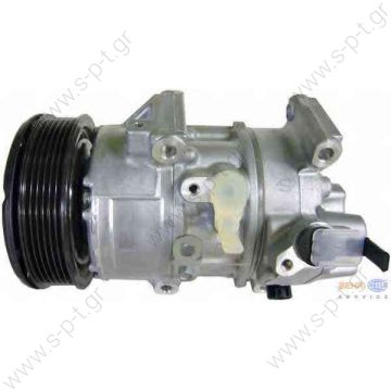 88310-05080   DCP50120 DENSO ΚΟΜΠΡΕΣΕΡ A/C TOYOTA    Avensis / Verso 1.6 - 1.8 VVT-i  Year: 04 03->11 08     DENSO DCP50120,  ΣΥΜΠΙΕΣΤΗΣ TOYOTA AVENSIS DENSO 5SE12C     Compressor, air conditioning  TOYOTA Avensis 1.6/1.8 (2001-2003) Compressor - 