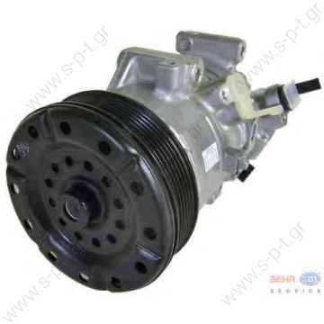 88310-05080   DCP50120 DENSO ΚΟΜΠΡΕΣΕΡ A/C TOYOTA    Avensis / Verso 1.6 - 1.8 VVT-i  Year: 04 03->11 08     DENSO DCP50120,  ΣΥΜΠΙΕΣΤΗΣ TOYOTA AVENSIS DENSO 5SE12C     Compressor, air conditioning  TOYOTA Avensis 1.6/1.8 (2001-2003) Compressor - 