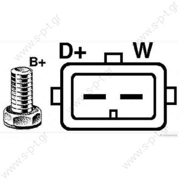 0124325003, BOSCH ΔΥΝΑΜΟ VAG    12V 90A AUDI A3, TT, SEAT IBIZA III, VW GOLF IV, V   SEAT CORDOBA	1993-1999 TOLEDO I	1991-1999 SKODA FELICIA I Fun	1997-... VOLKSWAGEN GOLF III	1991-1997 GOLF III Cabriolet	1993-1998 PASSAT	1988-1996 POLO  POLO Box  SHARAN  - 