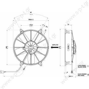 VA03-BP70/LL-37S Axial Fan 24V Sutrak p/no 28.21.01.025 Description  sutrak part number 28.21.01.025 fan assembly, spal VA03-BP70/LL-37S  282101025 - 