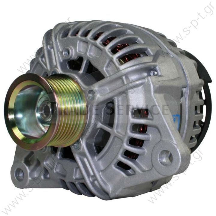 0124555005   BOSCH ΔΥΝΑΜΟ IVECO   24V 90Α IVECO EUROCARGO 06-  IVECO EUROCARGO 00' 28V 40/90A BOSCH 0 124 555 005 (0124555005)   BOSCH  ΔΥΝΑΜΟ  IVECO EUROCARGO 28V 90A [WL-15-S-DFM] ø160  Iveco EuroCargo Case Cummins Bosch 0124655005 28 Volt 90 Ampere