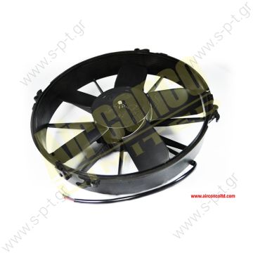 VA01-BP70/LL-36S 24V  Condenser Fan Spal 36S 305D Fan 24v (VA01-BP70/LL-36S) (H11-001-216 / H11-002-274 / H11-002-242 / 68049 / 81867 / 91656 / 1E05244G02)  Axial Fan 24V Sutrak p/no 28.21.01.001 , spal type VA01-BP70/LL-36S 24V - 