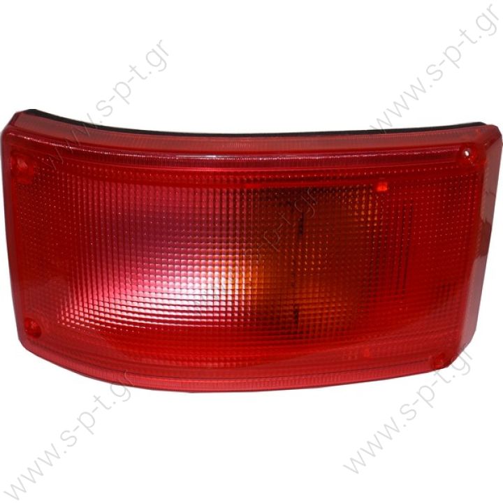 Flashing light right/left red For MAN , Neoplan , Volvo Vergl.-Nr. 150324600 , 36253206005 , 70347702 , 150325000 , 11025323 , 8003331900003