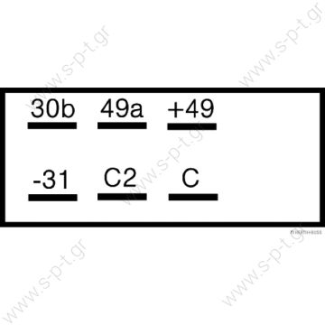 75605139  ΡΕΛΕ ΤΩΝ ΦΛΑΣ   Διακόπτης φλας       ΠΛΑΚΕΤΕΣ FLASHER Electronic, Rated Voltage 24 V, Switching Capacity 3 + 1(8) x 21 W, Port Type 6 x 6,3 mm, Plug Type Blade Terminal, Width 60 mm, Height 60 mm, - 