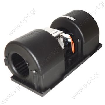 006-B40-22  SPAL  ΜΟΤΕΡ ΣΑΛΛΙΓΚΑΡΟΣ ΔΙΠΛΟΣ Evaporator blower  l Twin Blower 24v 006-B40-22  Spal Twin Blower 24v 1050m³/h Airflow High performance double blower for vehicle HVAC (Heating, Ventilation, Air Conditioning) systems.   Voltage: 24v  Speed: 3 - 