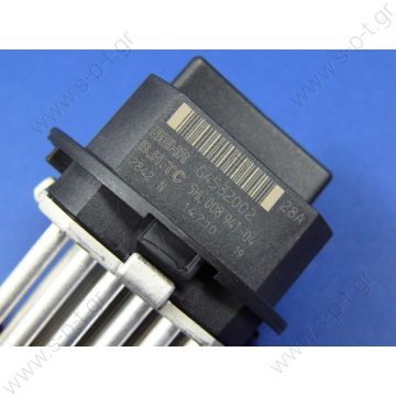 ΑΝΤΙΣΤΑΣΗ ΚΑΛΟΡΙΦΕΡ G4532002 5HL008941-04 CITROEN C3 2010 - 2014   Resistor blower / air conditioning SPRINTER 906 BEHR Application: Mercedes SPRINTER 906 For equipment with the code HH9 - Air Conditioning - 