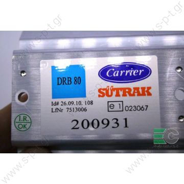 60670766SU  ΠΛΑΚΕΤΑ ΜΟΤΕΡ  Carrier Sütrak    26,09,10,108 , 26.09.10.108  Carrier-Sutrak speed variator (15 A) OE: 260910108 With filter, 15A, for DRB80  Ref.: 260910108   With filter, 15A, for DRB80  Ref.: 260910108 - 