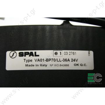 28.21.01.002 SPAL-BOSCH 0599.6927 30315068  Ø 305 mm Suction VA01-AP70/LL-36A AXIALNY FAN 24VDC, SUCTION VA01-BP70LL-36A (3031583262)   Condenser Fan Spal 36A 305D Fan 24v (VA01-BP70/LL-36A) (78-1344 / H11-000-291 / 68935 / 78-1294) - 