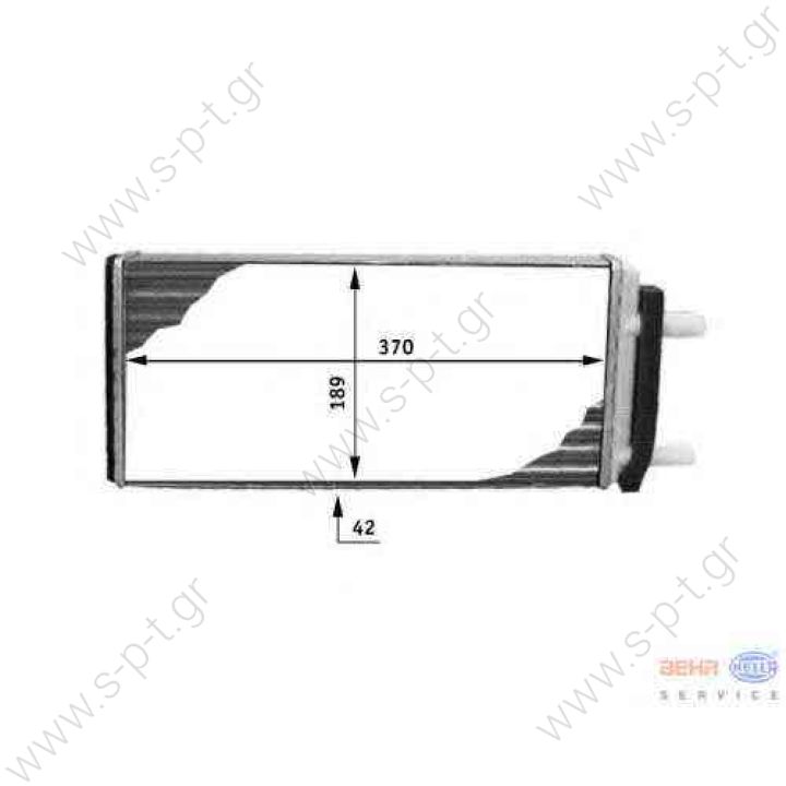 1 587 964 (1587964)  ΨΥΓΕΙΟ ΚΑΛΟΡΙΦΕΡ VOLVO F12, F16      VOLVO 1 587 964 (1587964), Heat Exchanger, interior heating  BEHR VOLVO F12-F16 9200816    VOLVO 1 587 964 (1587964) Heat Exchanger, interior heating 