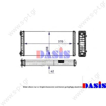 8FH351312181   BEHR-HELLA ΨΥΓΕΙΟ ΚΑΛΟΡΙΦΕΡ DAF  DAF 432, 95 XF 9200677 / 8FH 351 312-181. DAF 1262855  - 