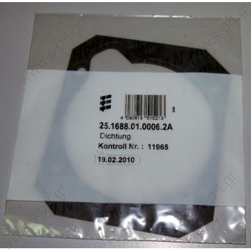 25.1688.01.00.06    EBERSPACHER 2516880100062 ΦΛΑΝΤΖΑ ΜΟΤΕΡ  D1LC/D1LCcompact/D1LE   MOTOR GASKET Suitable for the following Eberspacher Heaters Eberspacher Heater D1LC Eberspacher Heater D1LCC - 