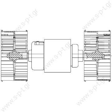 4.63668 DT Βεντιλατέρ εσωτερικού χώρου (ΚΩΔΙΚΟΙ OEM: 0038300508)    HELLA 8EW351029041    Fan motor replaces Hella: 8EW 351 029-041  Art. No. 4.63668  MERCEDES A0028308408 Interior Blower 8EW351029041 0038300508 - 