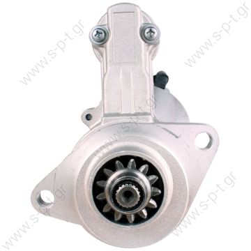 ΜΙΖΑ   MITSUBISHI  M2T63371 KOMATSU    Voltage / Power:	12V 2.0 Kw Pulley / Drive:	Drive 12 Teeth Product Type:	Starter Motor Product Application:	Komatsu Various Equipment Replacing M2T63371 Lucas LRS1415  PERKINS  O.E.M 185086510 Ford Tractor,Bobcat  - 