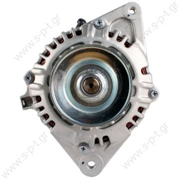 A3T07483  MITSUBISHI  ΔΥΝΑΜΟ  12V 90 Amp Pulley / Drive:	Pulley 15.4 x 82 Product Type:	Alternator Product Application:	Mitsubishi / Hyundai Frame Number:	FR21  Replacing A3T07483 Lucas LRA2717 Hella JA1184 Mitsubishi Pajero 2.5TD  - 