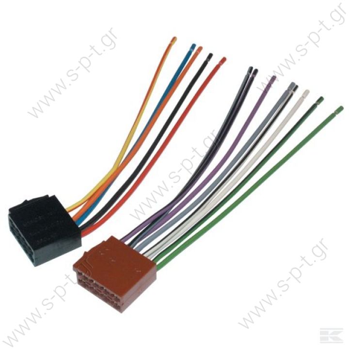 ISO ISO   ISO-SONY 18P ΦΙΣΑ ΚΑΣ/ΝΟΥ AYT/NHTOY     Adaptor cable for car radio