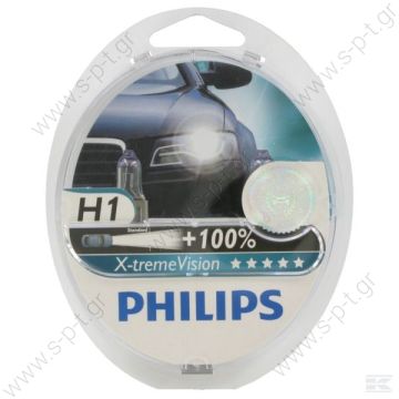 Philips X-treme Vision H1 +100% Philips - X-Treme Vision H1  - 